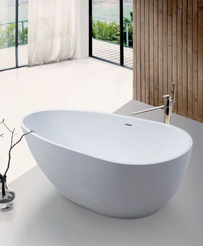 Ванна из искусственного камня C-Bath CBM002001 170х85 отдельностоящая овальная - фото 4
