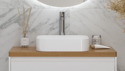 Столешница Velvex KLAUFS st.KLA.90 дуб французский 90х50 накладная цвет дерево - фото 2