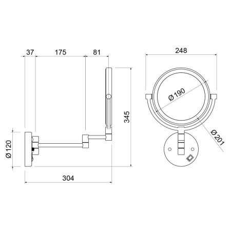Зеркало Timo Saona 13376/03