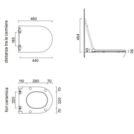 Крышка сиденье для унитаза Catalano Sfera 551200031