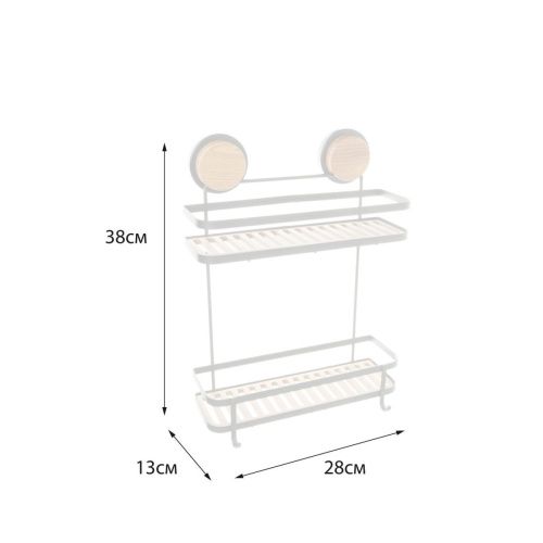 Полка в ванную комнату Fixsen Magic FX-950B-2 - фото 4