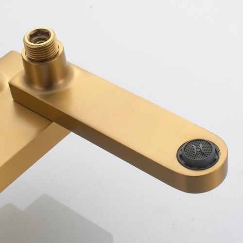 Душевая стойка Shevanik S4536G настенная цвет золото - фото 5