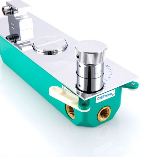 Смеситель для душа Vincea VSCV-422TCH встраиваемый в стену хром с термостатом - фото 3