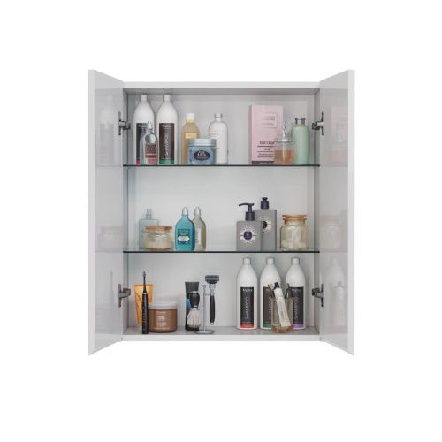 Шкаф LeMark Combi LM03C60SH 60х80 подвесной цвет белый - фото 2