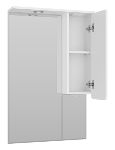 Зеркало-шкаф Misty Чегет П-Чег-02065-01П 70х100 подвесной цвет белый - фото 4