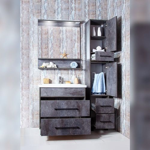 Зеркало с подсветкой Бриклаер Чили 4627125415166 70х90 подвесное - фото 5