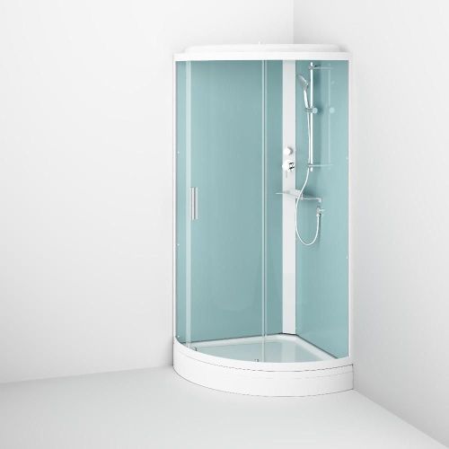 Душевая кабина Am.Pm X-Joy W88C-401-090WT 100х100 четверть круга с крышей ориентация универсальная - фото 5