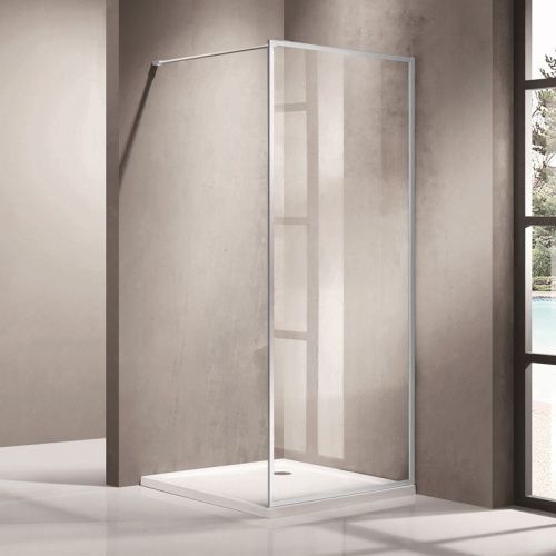 Душевая перегородка Azario AZ-NAG 6310 1000 100х200 стекло прозрачное профиль серебро - фото 2