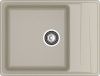 Кухонная мойка Granfest Level LV-660L топаз 65х50 цвет серый поверхность матовая