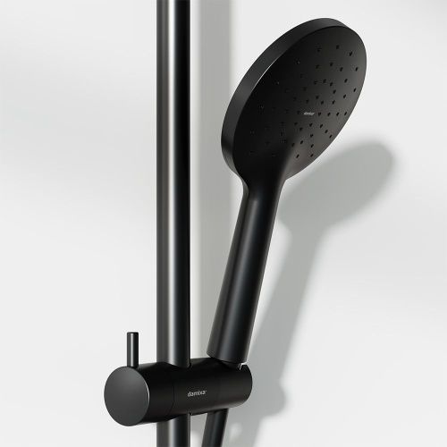 Душевая стойка Damixa Jupiter 977760300 настенная цвет черный - фото 4