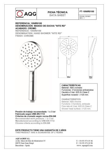 Смеситель для ванны AQG Tube 01TUB410CR настенный хром - фото 4