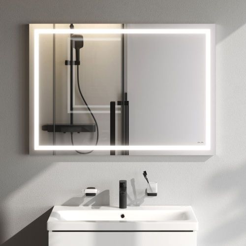 Зеркало с подсветкой Am.Pm Gem M91AMOX1001WG 100х70 подвесное