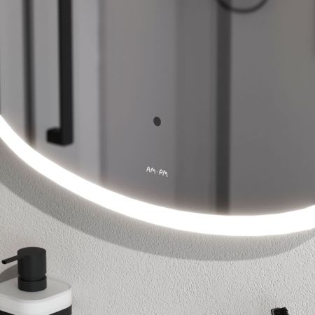 Зеркало с подсветкой Am.Pm Func M8FMOX0651WGS 70х70 подвесное