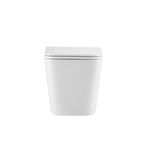 Унитаз подвесной Grossman Торнадо GR-4441SQ белый с сиденьем микролифт безободковый смыв торнадо - фото 2