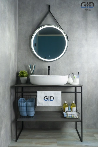 Раковина керамическая Gid Lago 51112 60х40 накладная цвет белый без отверстий под смеситель - фото 4