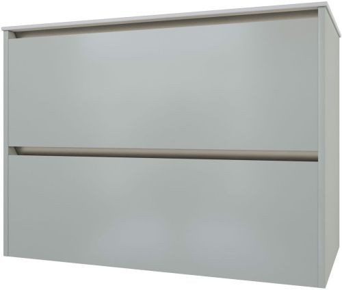 Тумба под раковину Allen Brau Activity 1.34013.PWM 90х50 подвесная цвет зеленый - фото 2