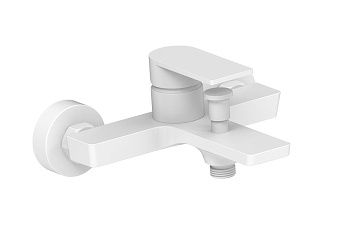 Смеситель для душа AQG Alpha 01ALP400BL настенный белый