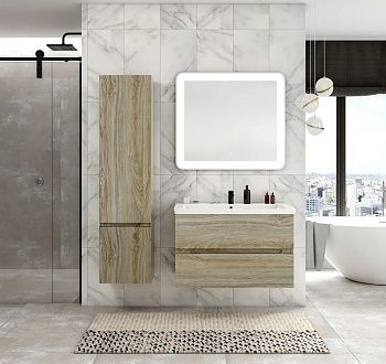 Шкаф-пенал Art&Max TECHNO AM-Techno-1600-AC-SO-LW823-L 40х160 подвесной цвет коричневый