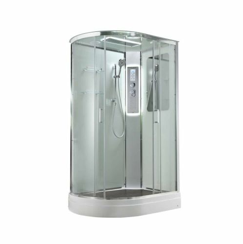 Душевая кабина AvaCan A A2912RLED 120х90 асимметричная с крышей ориентация правая