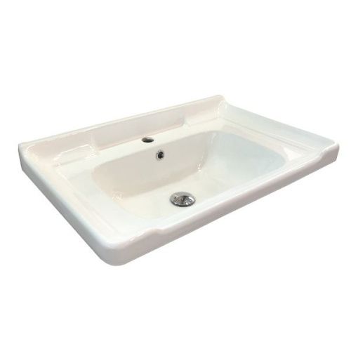 Тумба с раковиной Comforty Рига 00004142215CF 70х50 подвесная цвет коричневый - фото 3