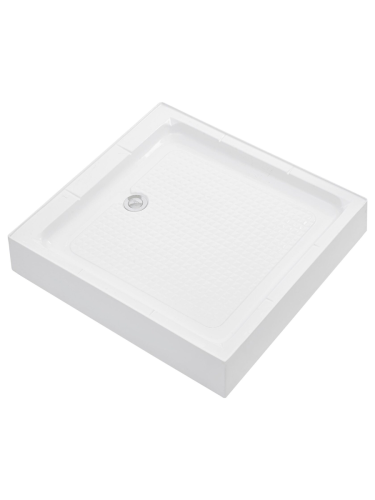 Душевой поддон акриловый Wemor 10000003930 70х70 белый с каркасом - фото 4