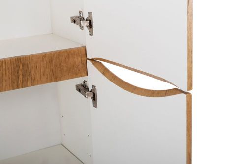 Шкаф-пенал BelBagno Fly-Marino FLY-MARINO-1500-2A-SC-RN-P-R 40х150 подвесной цвет коричневый - фото 5