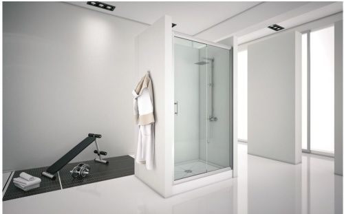 Душевая дверь Aquanet Alfa 00168422 150х200 стекло прозрачное профиль хром - фото 5