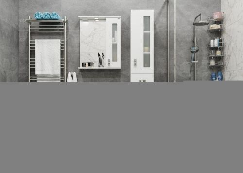 Тумба под раковину Onika Кристалл 105555 50х30 напольная цвет белый - фото 5