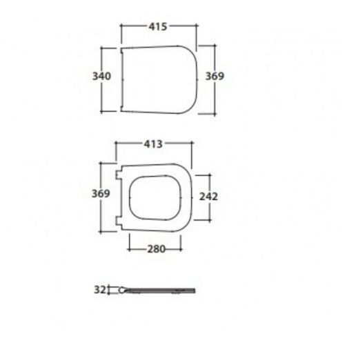 Крышка сиденье для унитаза Globo Stone ST024.BI - фото 2