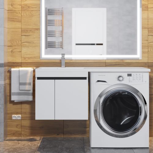 Тумба с раковиной Uperwood Magenta 51930205151 120х50 цвет белый - фото 4