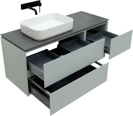 Тумба под раковину Allen Brau Infinity 1.21005.PWM 120х50 подвесная цвет зеленый