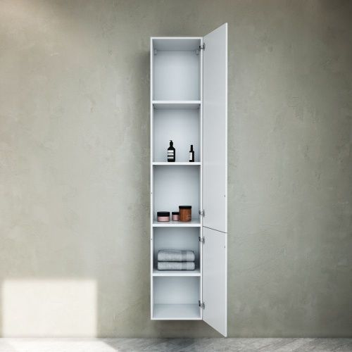 Шкаф-пенал Am.Pm Gem M90CHR0306WG 30х170 подвесной цвет белый - фото 3