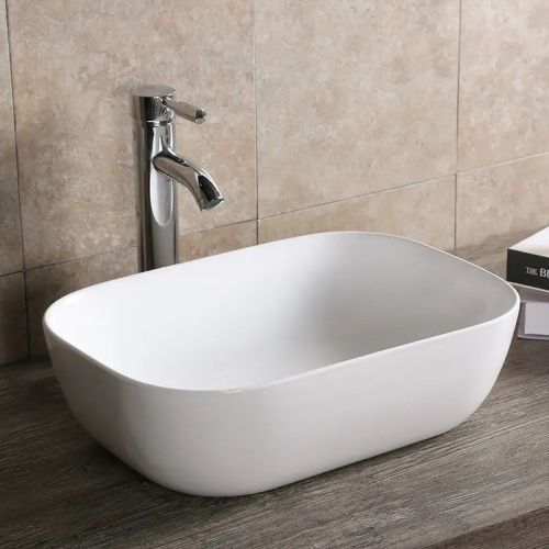 Раковина из сантехнического фарфора Cerutti SPA CR0078 50х40 накладная цвет белый без отверстий под смеситель - фото 2