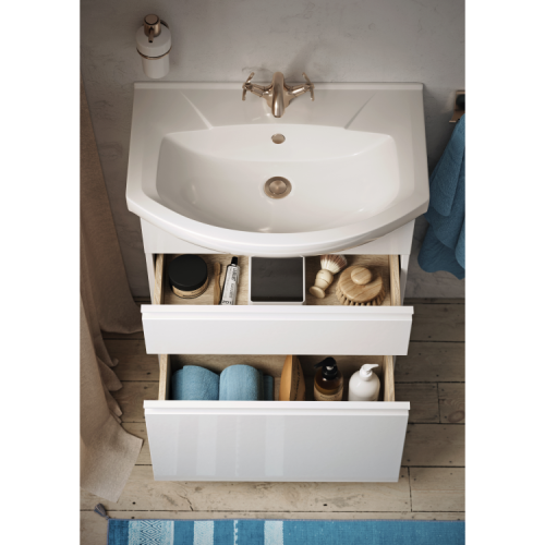 Тумба под раковину Aqwella Y ROD01062N 60х30 напольная цвет белый - фото 4