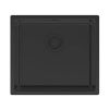 Кухонная мойка Paulmark LASSAN 49 UNI LA49-MBN 40х45 цвет черный поверхность матовая