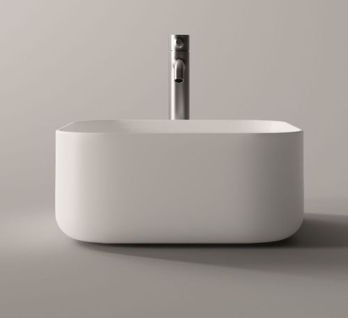 Раковина керамическая Alice Unica 32170101 40х40 накладная цвет белый - фото 4