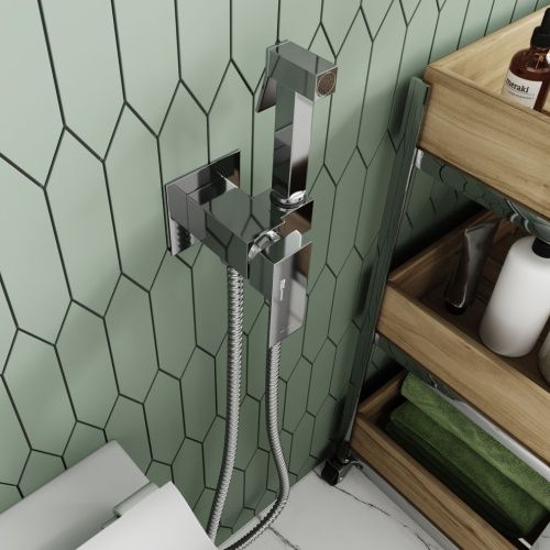 Гигиенический душ со смесителем Wasserkraft Встраиваемая продукция A71138 хром - фото 2