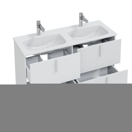 Тумба под раковину СанТа Вега 700451 120х40 напольная цвет белый