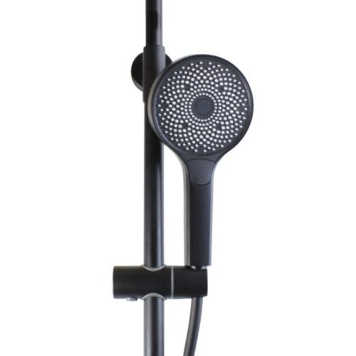 Душевая стойка Bronze de Luxe 80112CB настенная цвет черный - фото 4