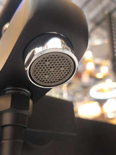 Смеситель для ванны AltroBagno Aperto AltroBagnoAperto0211NeOp настенный черный - фото 3