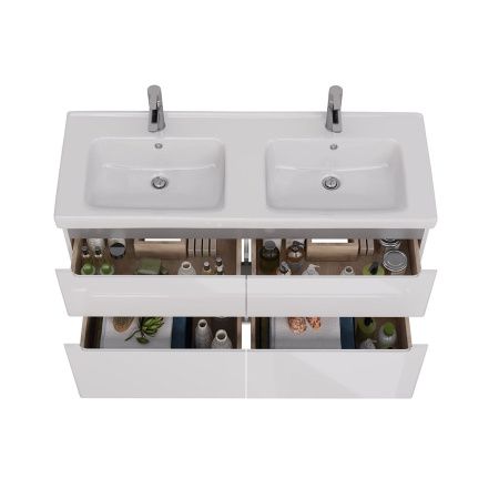 Тумба под раковину LeMark Buno LM04B125T 120х40 напольная цвет белый