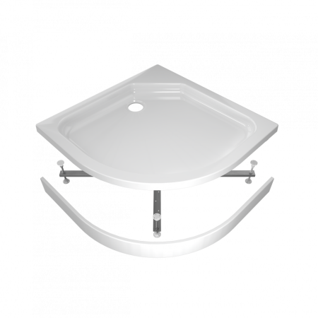 Душевой поддон акриловый Тритон Щ0000038720 80х80 белый с каркасом