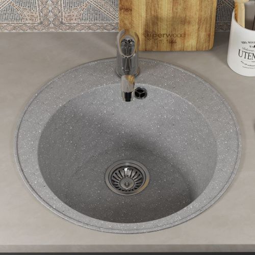 Кухонная мойка Uperwood ECON UPD-405 4910201229 50х50 цвет серый поверхность матовая - фото 3