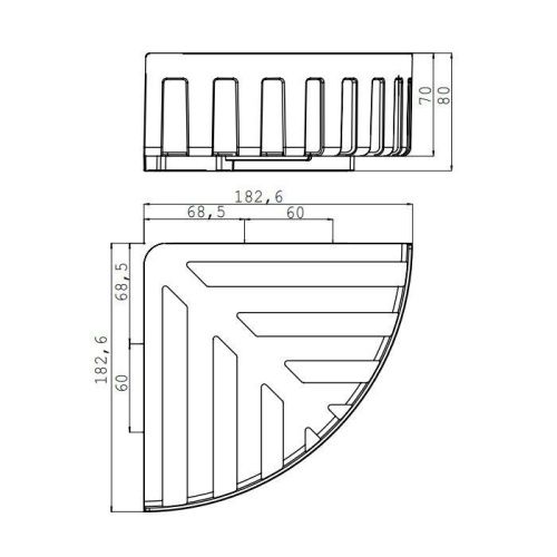 Полка в ванную комнату Emco System2 3545 001 33 - фото 2