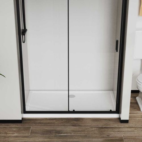 Душевая дверь Vincea City VDS-5CT140CLB 140х195 стекло прозрачное профиль черный - фото 4