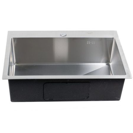 Кухонная мойка Melana ProfLine H6545 сатин 65х45 цвет серый поверхность полированная