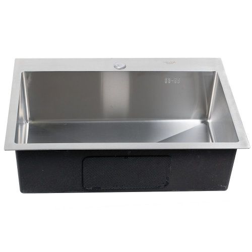 Кухонная мойка Melana ProfLine H6545 сатин 65х45 цвет серый поверхность полированная - фото 5