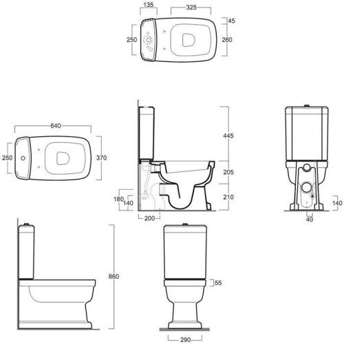 Бачок для унитаза Simas Evolution EVO09bi - фото 2
