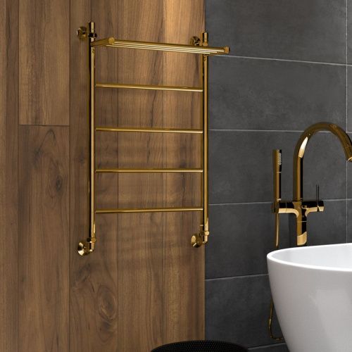 Полотенцесушитель водяной Indigo Line LLSHW80-50GDPK3 55х80 золото - фото 2