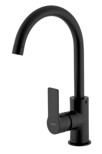 Смеситель для кухни Remer Energy EY72NO на мойку черный - фото 2